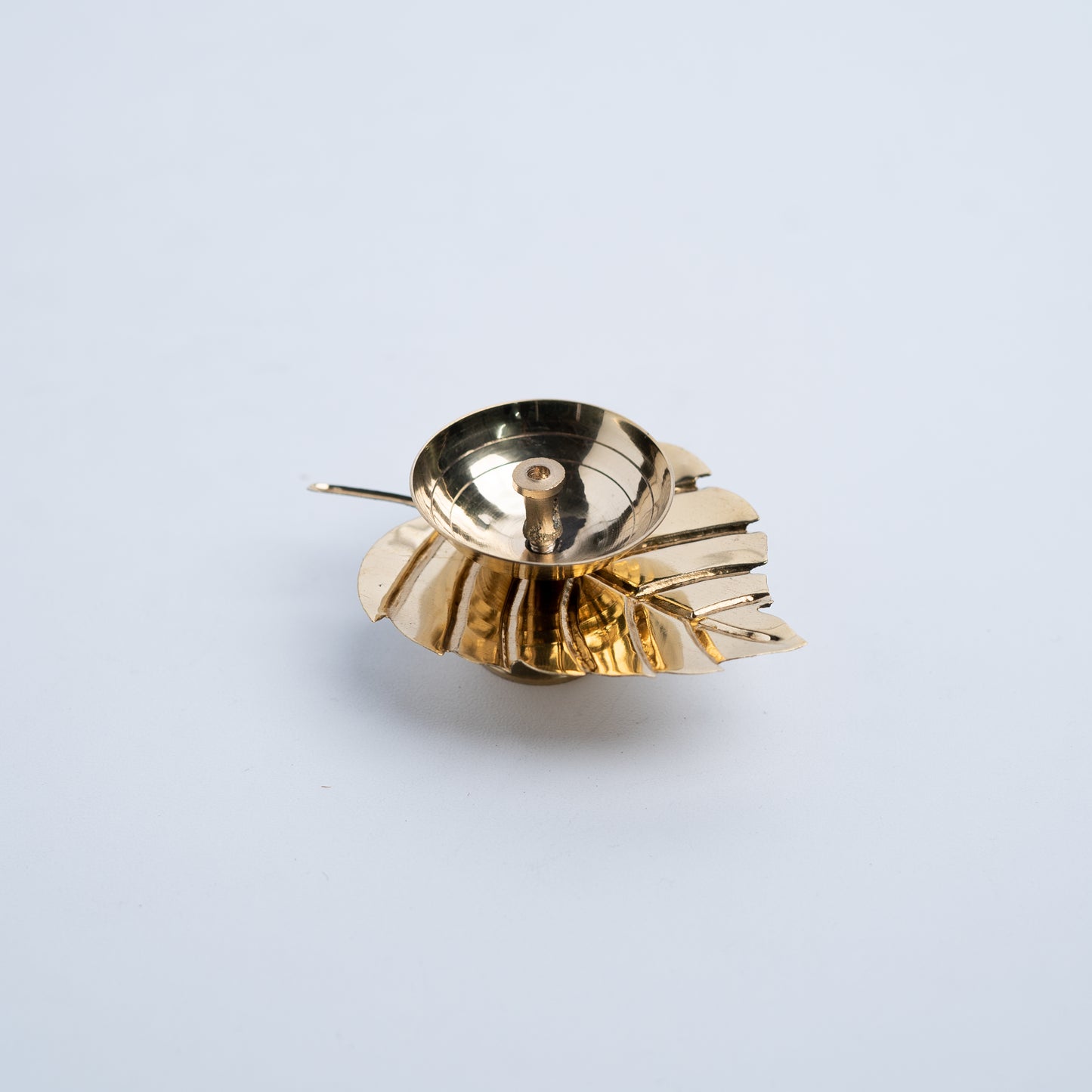 Brass Leaf Diya