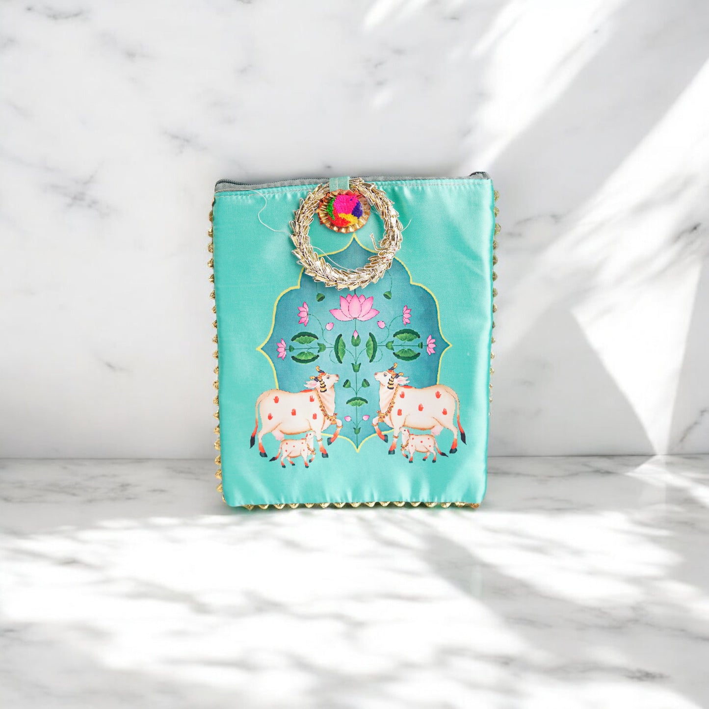 Bangle holder Pichwai bag (Assorted)