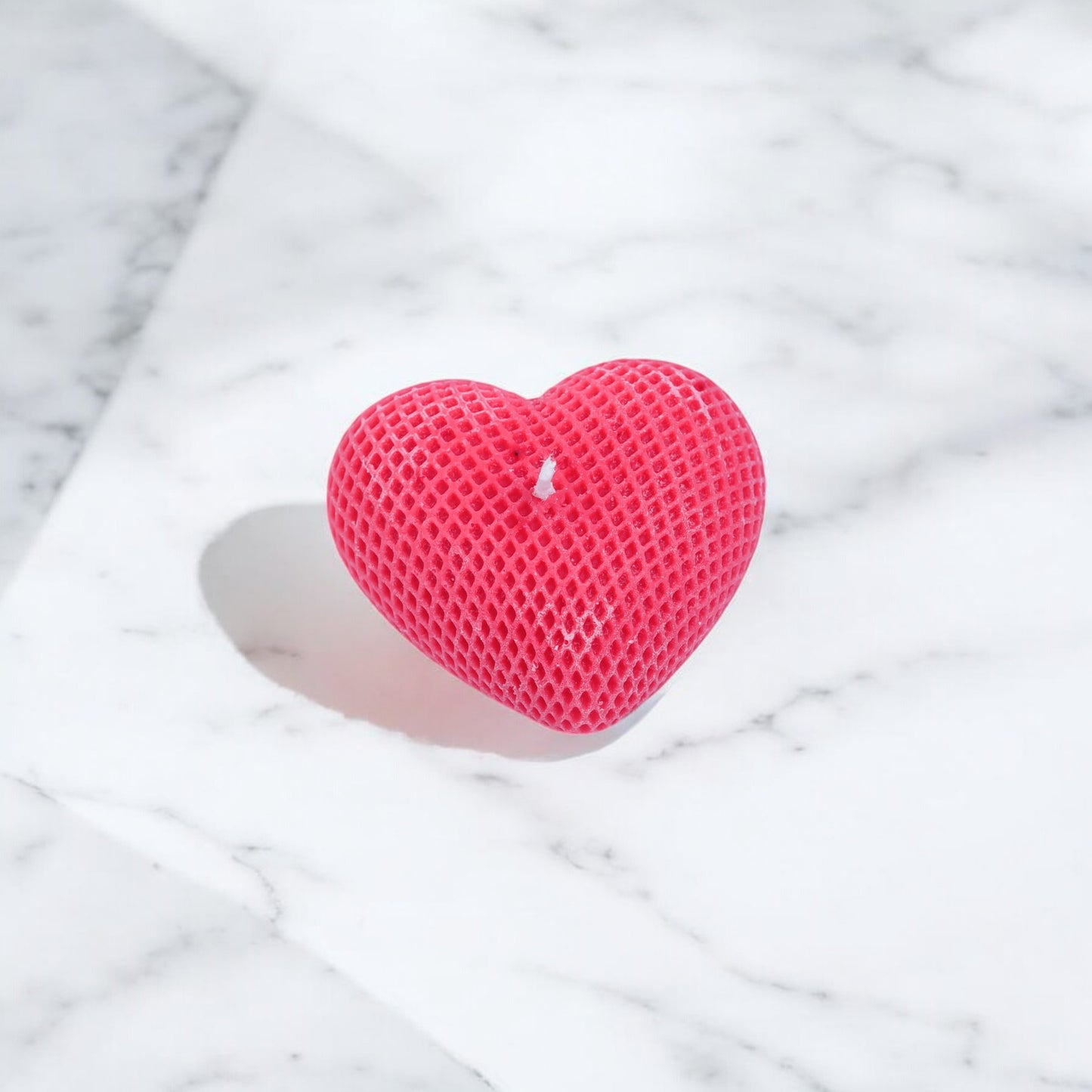 Red Heart Candle