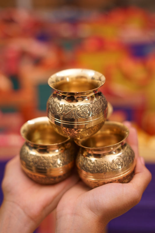 Brass Kalash (Sombu) for Pooja