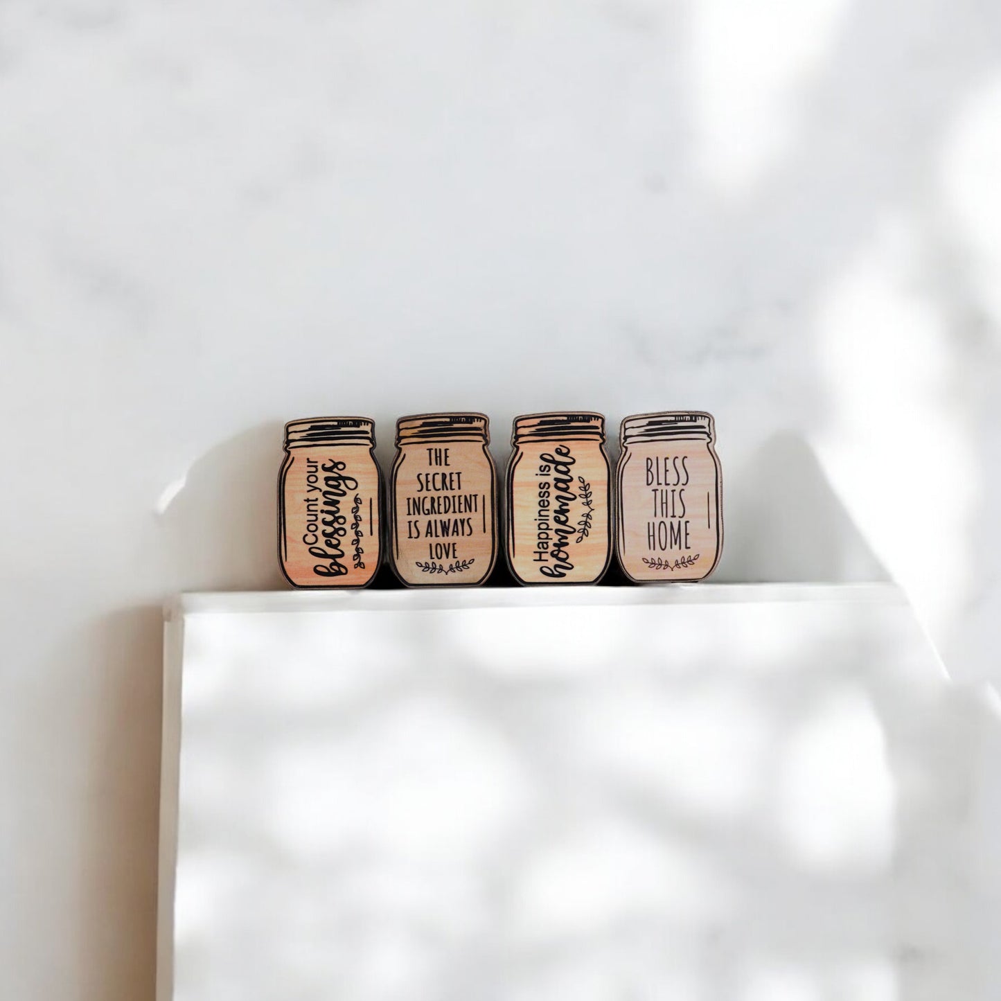 Mason Jar Fridge Magnet