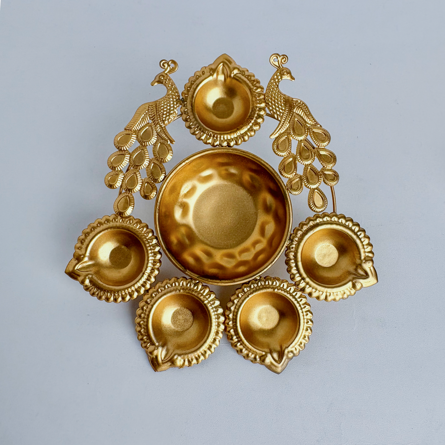 Peacock Urli - 8 inches