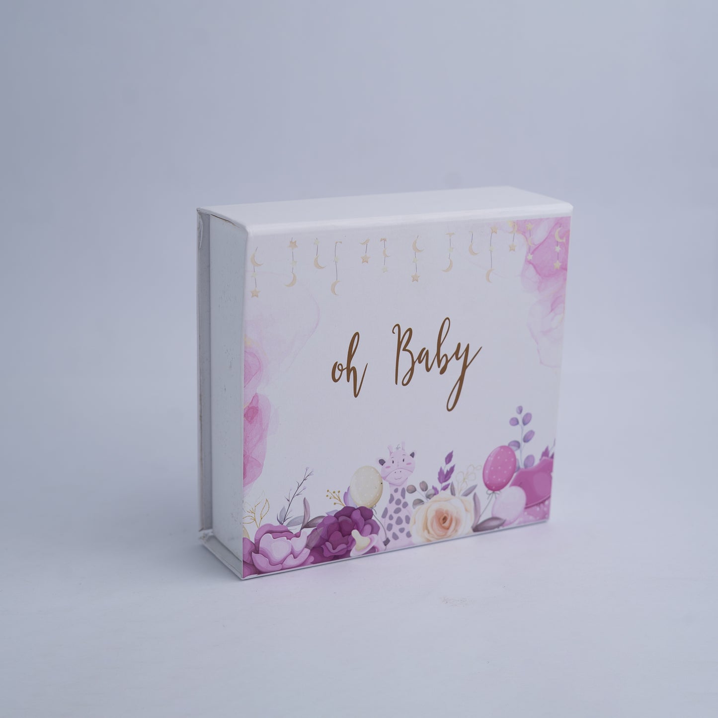 Printed Gift Box Floral Design
