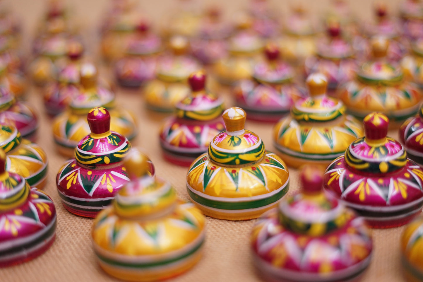 Wooden kumkum box