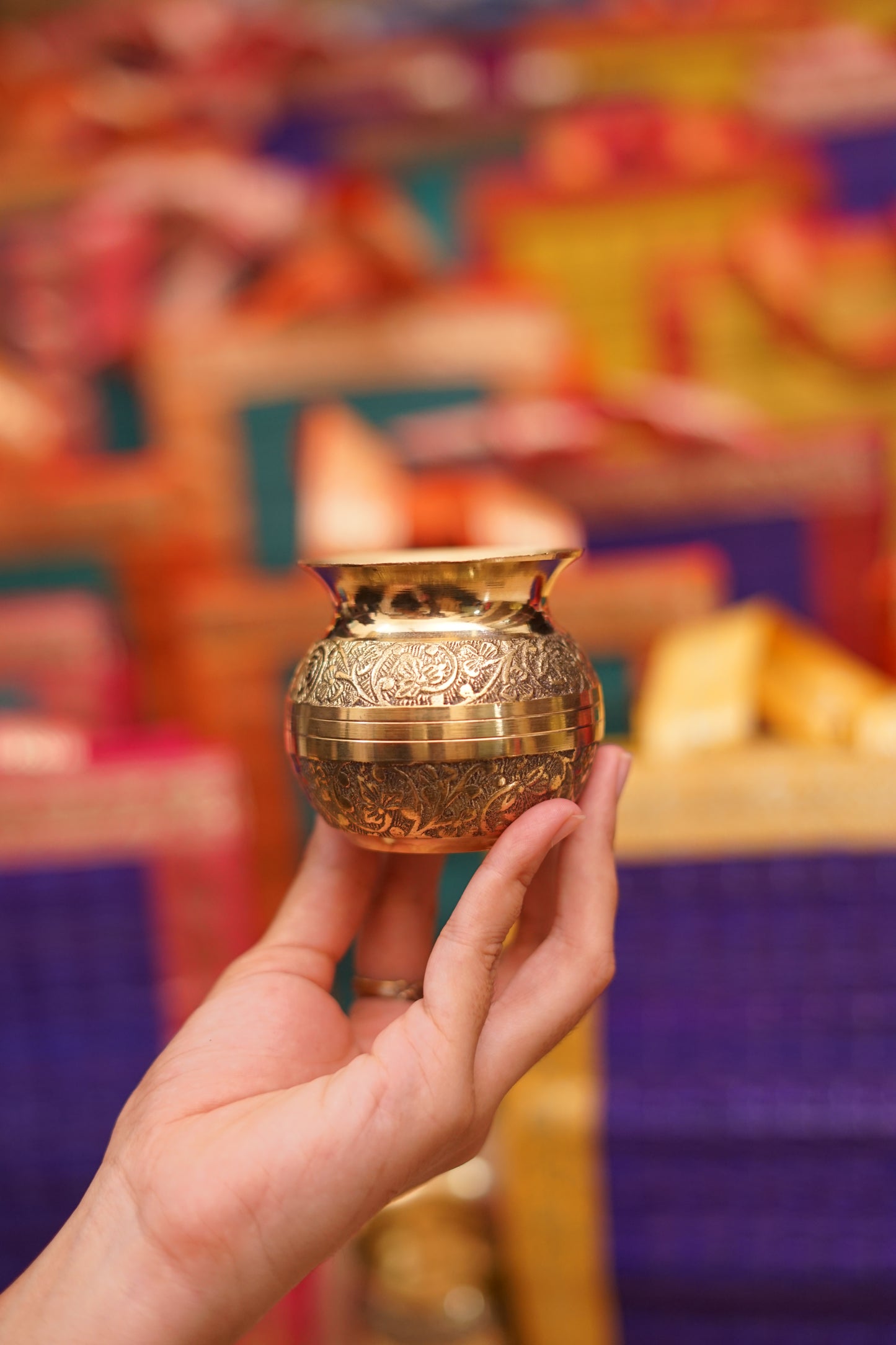 Brass Kalash (Sombu) for Pooja