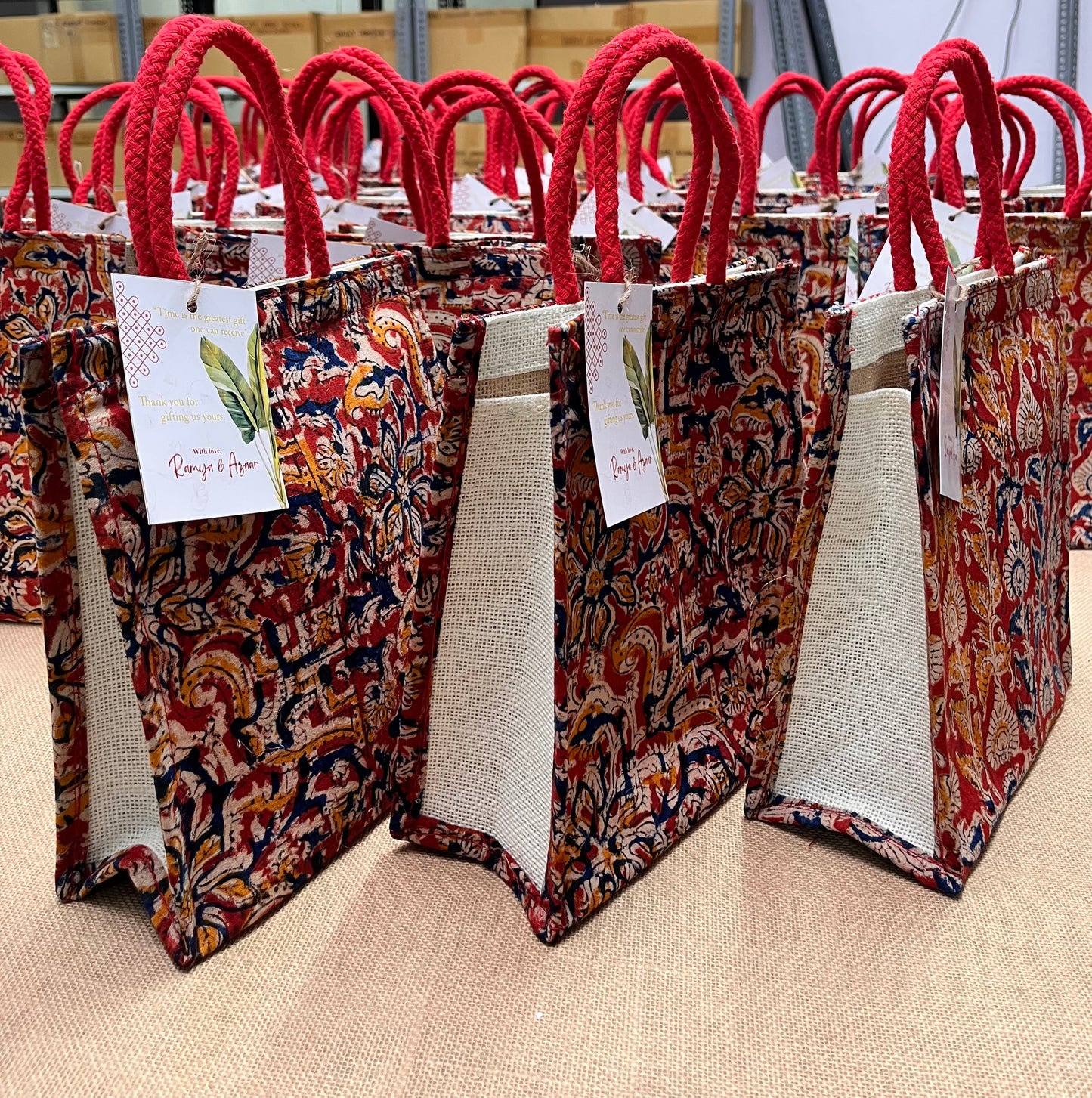 Full Kalamkari Jute Bag (Assorted)