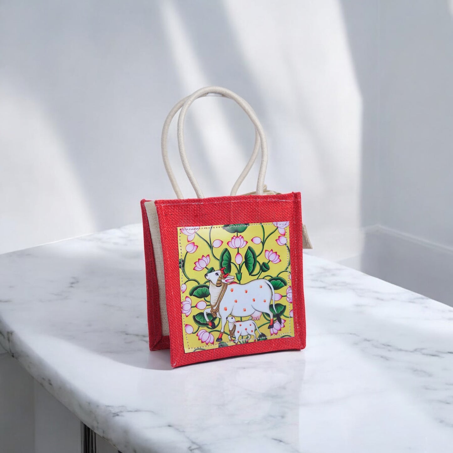 Pichwai printed bag