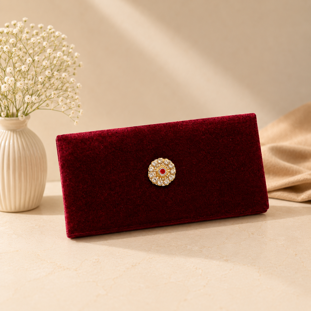 Velvet cash box