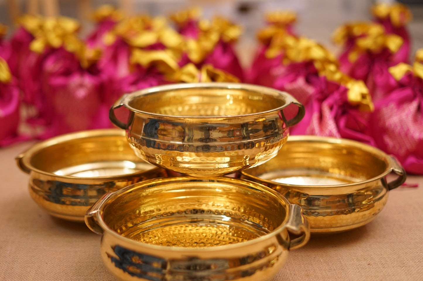 Pure Brass Urli - 8 inches