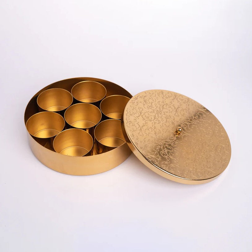 Spice box (Anjarai Petti) - 6 inch