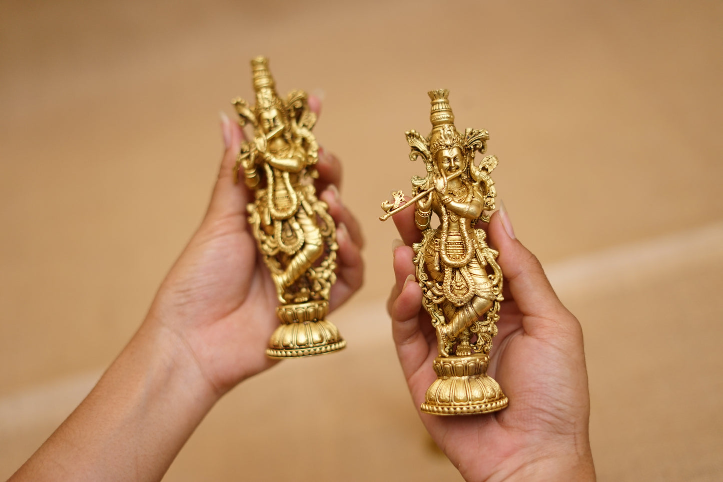 Brass Krishna Idol
