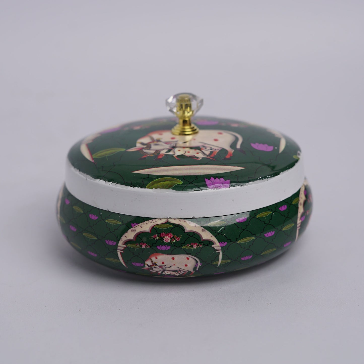 Cow and calf pichwai box - 6 inch (Assorted)