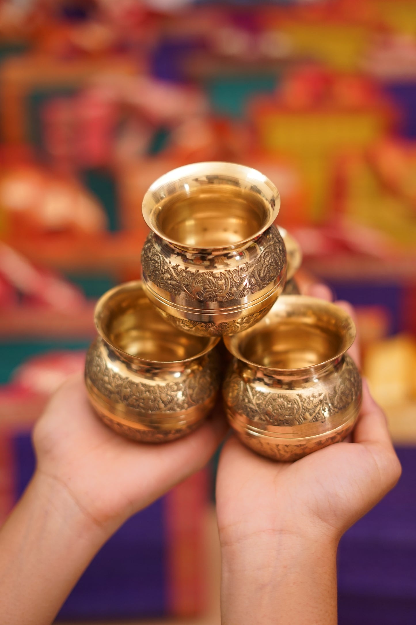 Brass Kalash (Sombu) for Pooja
