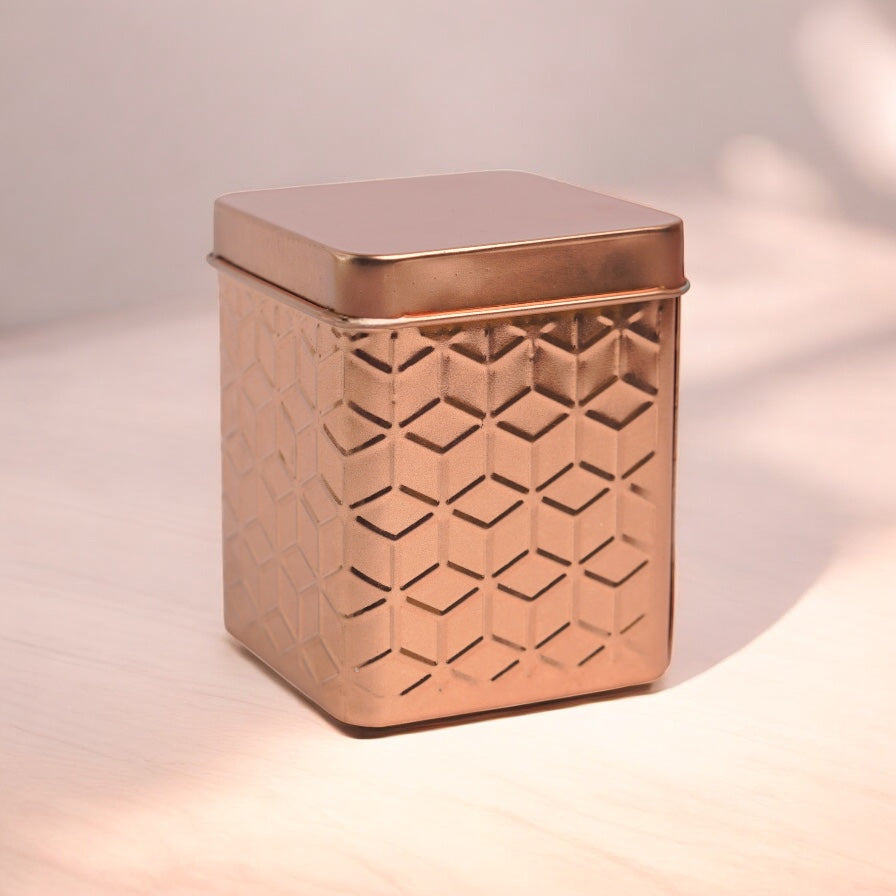 Copper embossed square