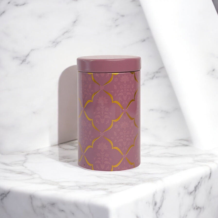 Air tin container - 4.5 inches (Onion Pink & Green)