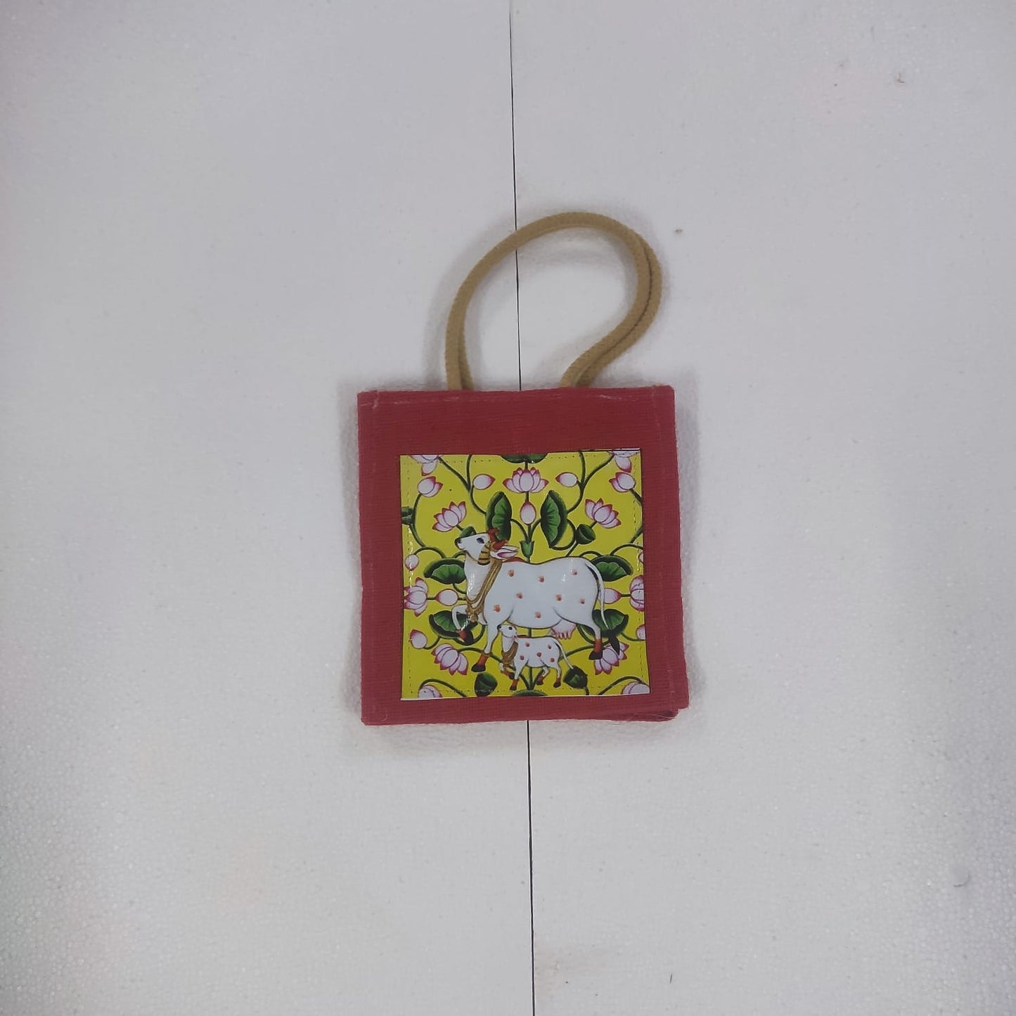 Pichwai printed bag (Assorted) without zip