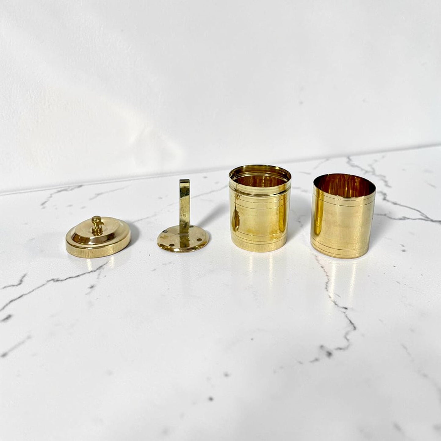 Brass Coffee Filter Set