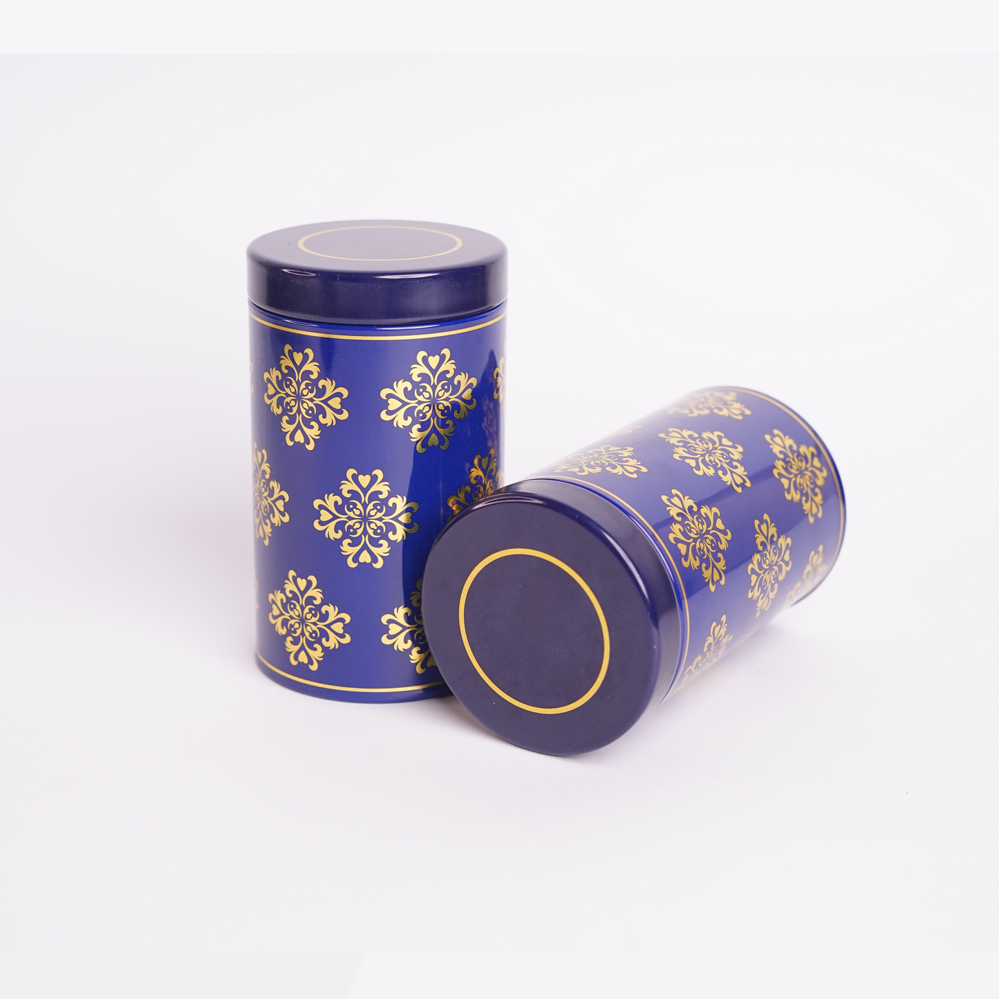 Blue air tight container 4.5 inches