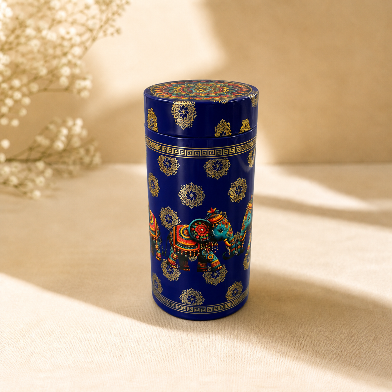 Printed Air tight container - 6 inch (Assorted)