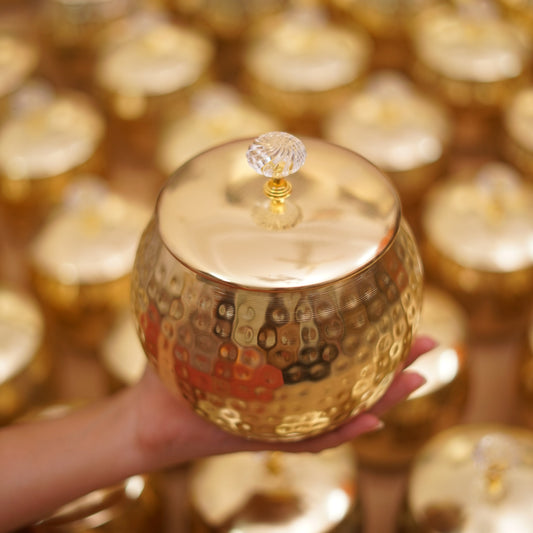 Golden Pot Jar - 5inch