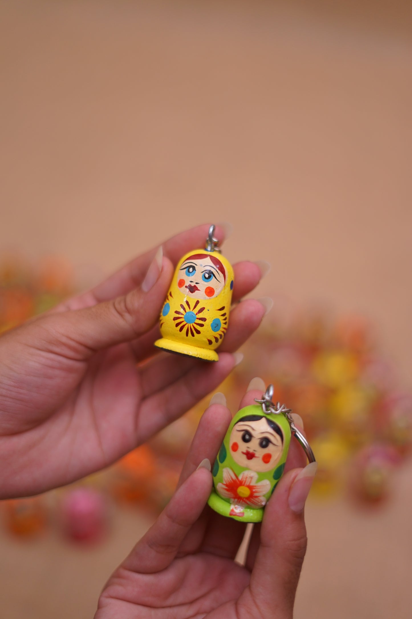 Doll hand-painted Keychain (Assorted)