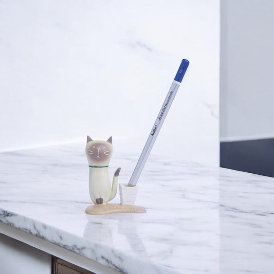 Cat pen stand white