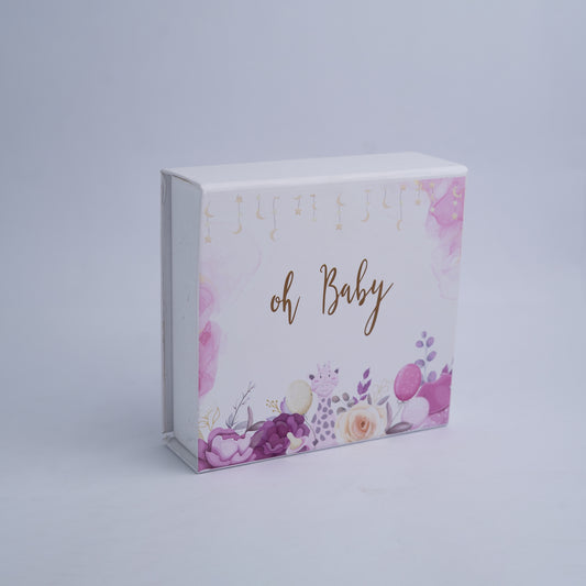 Printed Gift Box Floral Design