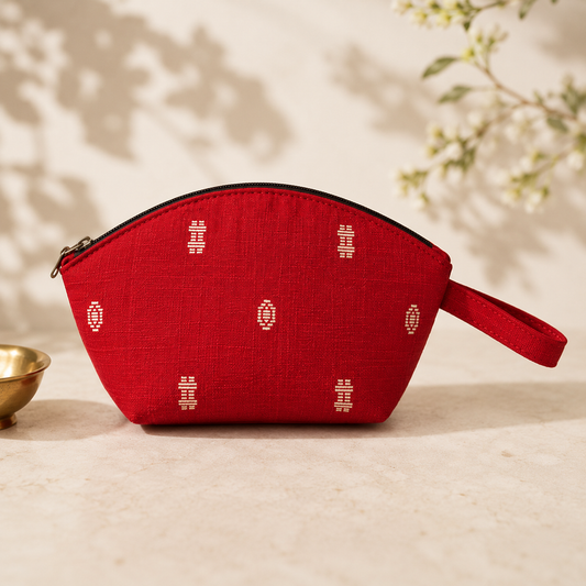 Raw silk pouch (Assorted)