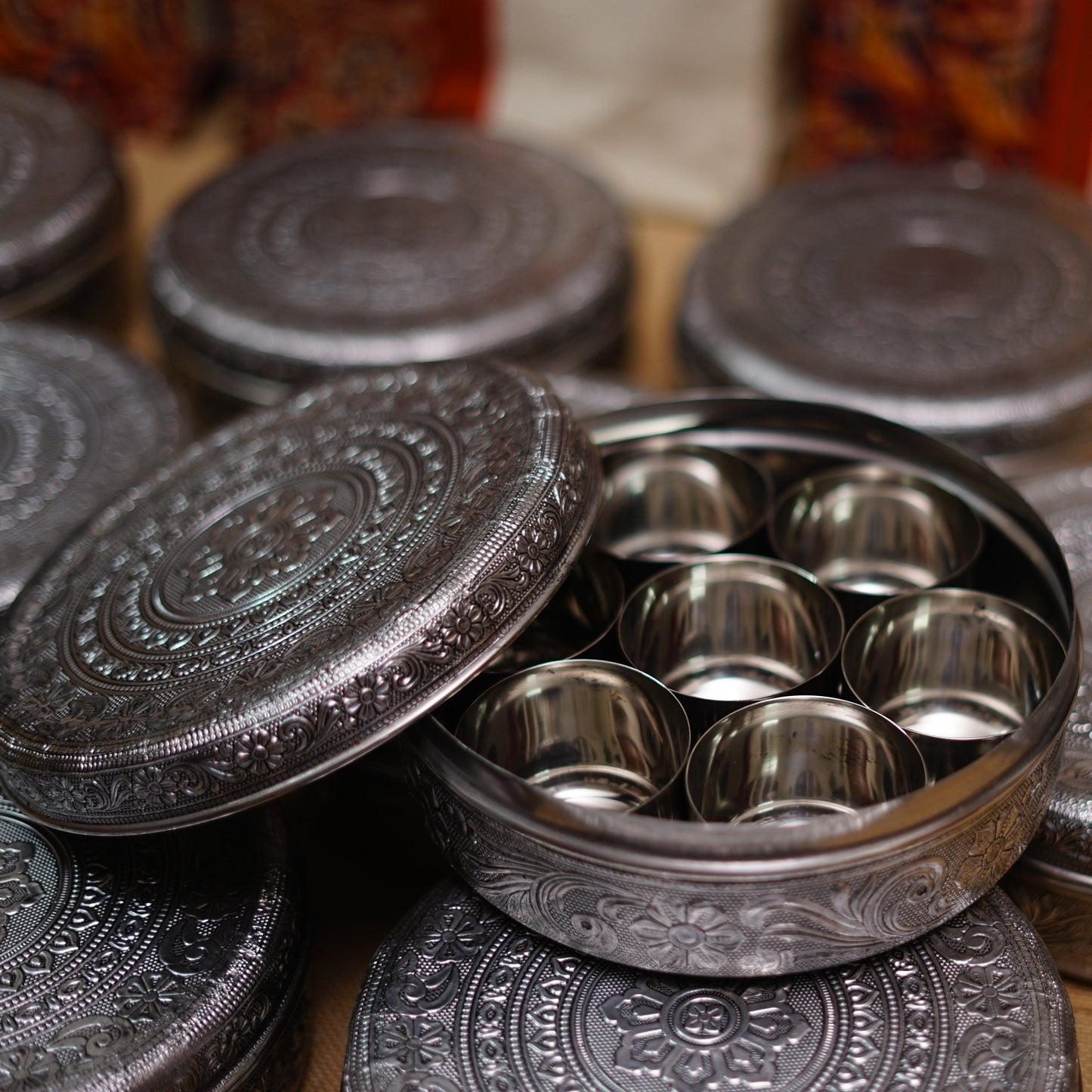 Meenakari Spice box