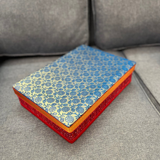 Brocade Korai Saree box (Assorted colours)