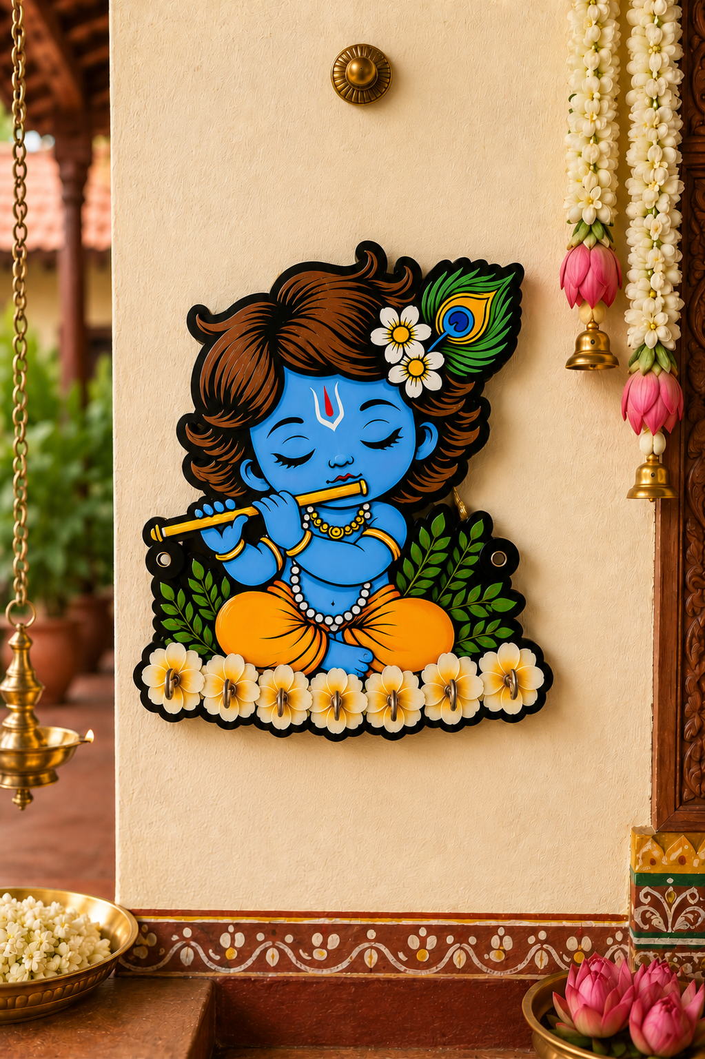 Baby Krishna Key Holder