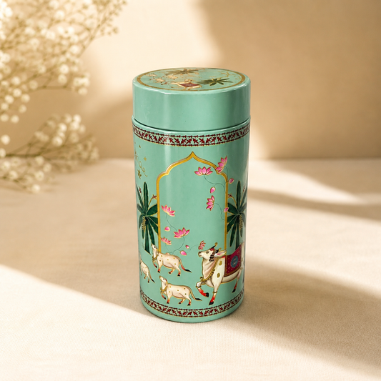 Printed Air tight container - 6 inch (Assorted)