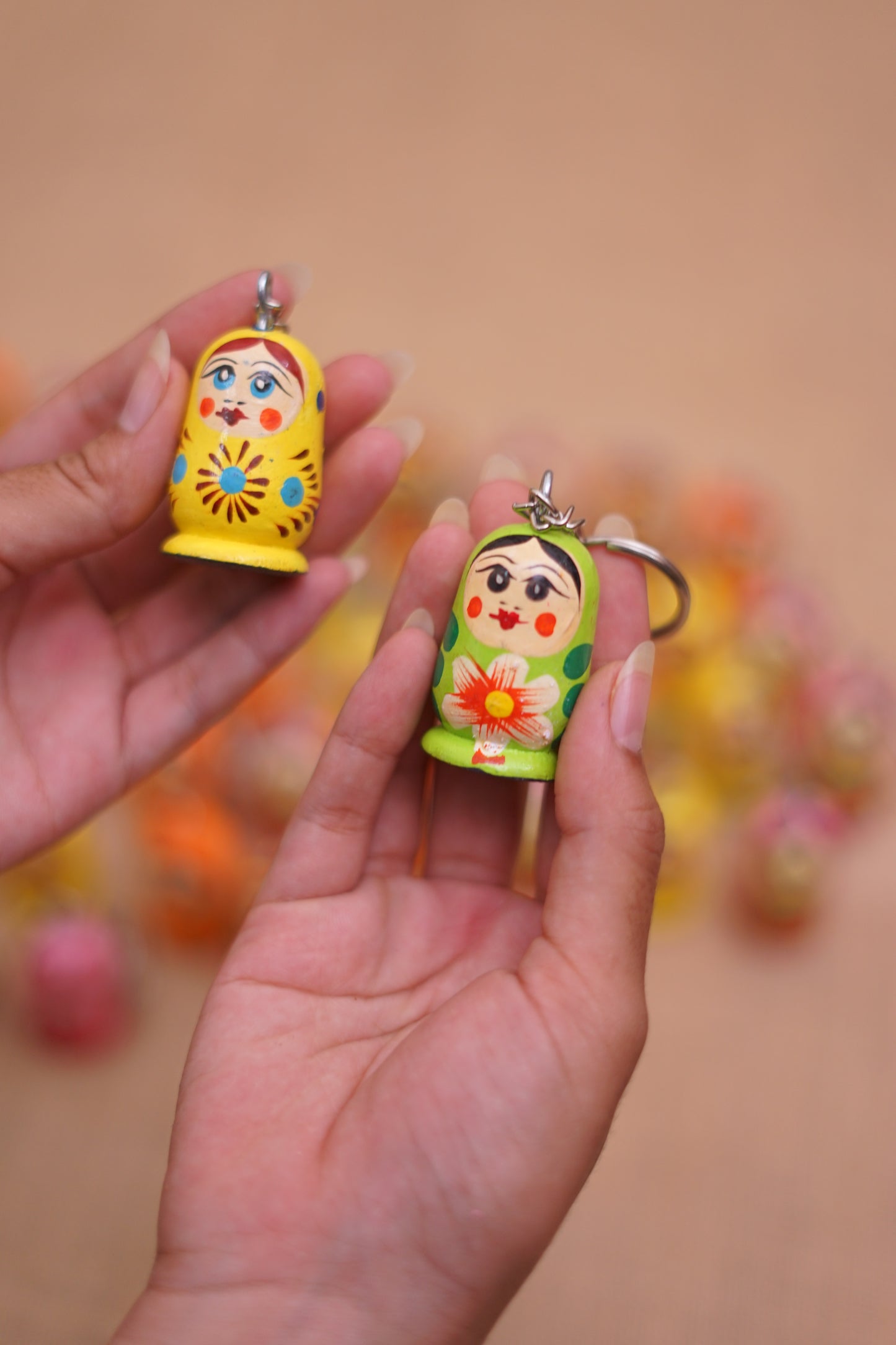 Doll hand-painted Keychain (Assorted)