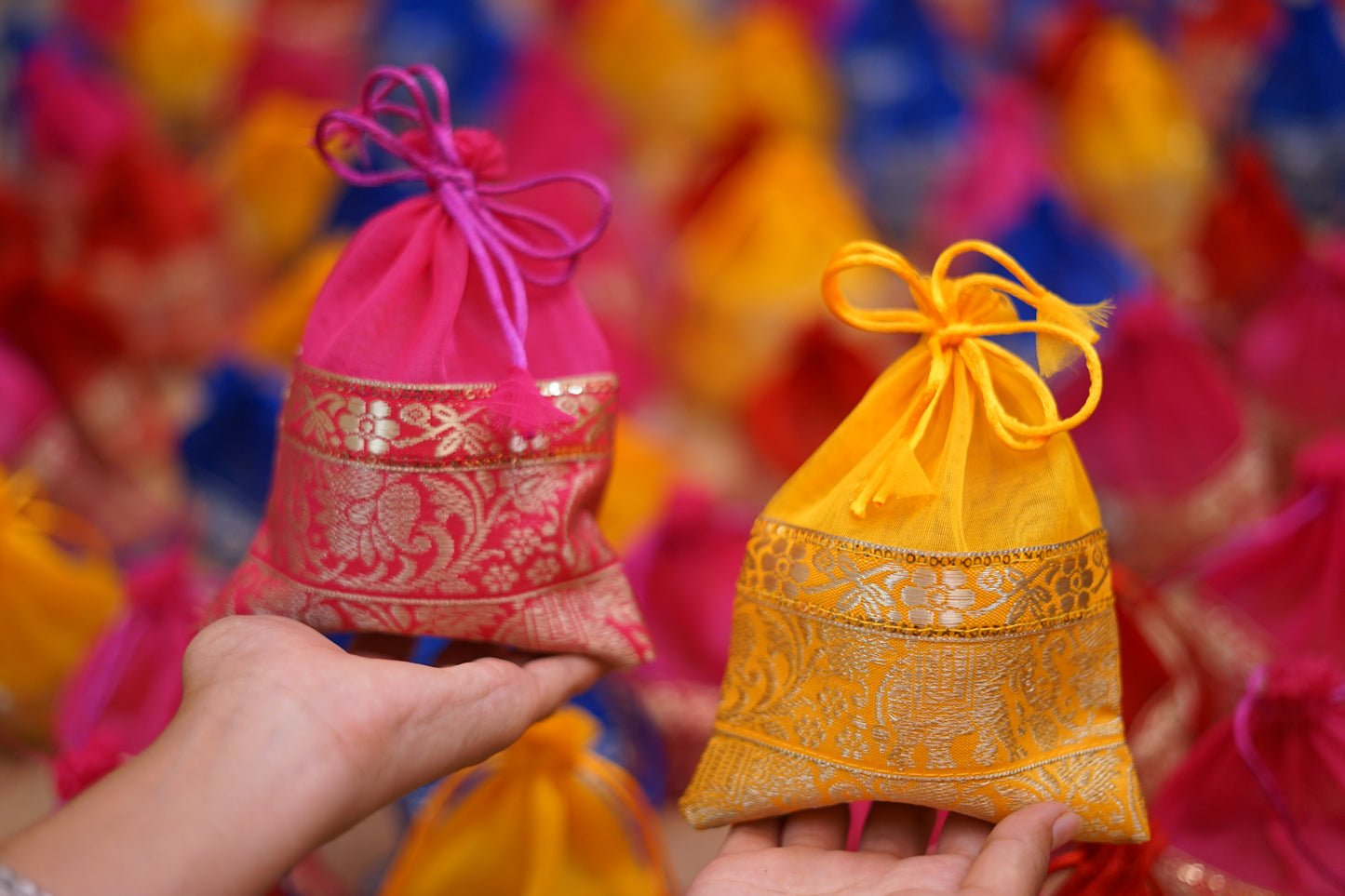 Organza Potli bags 9”7 inches