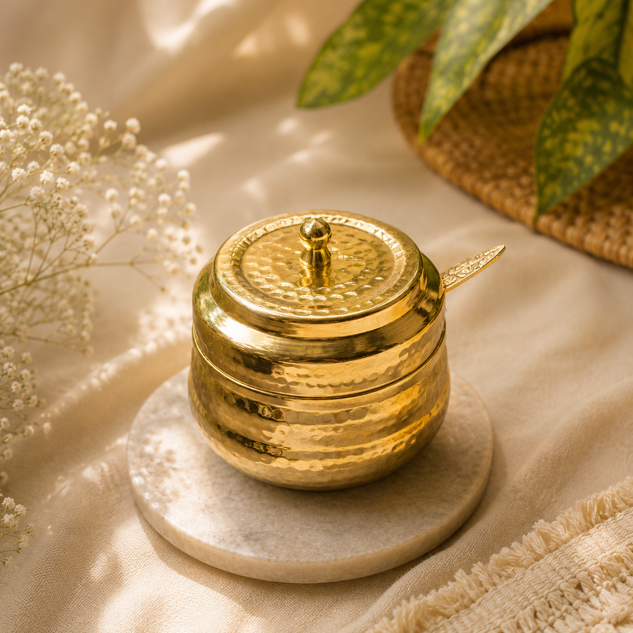 Brass Ghee Pot