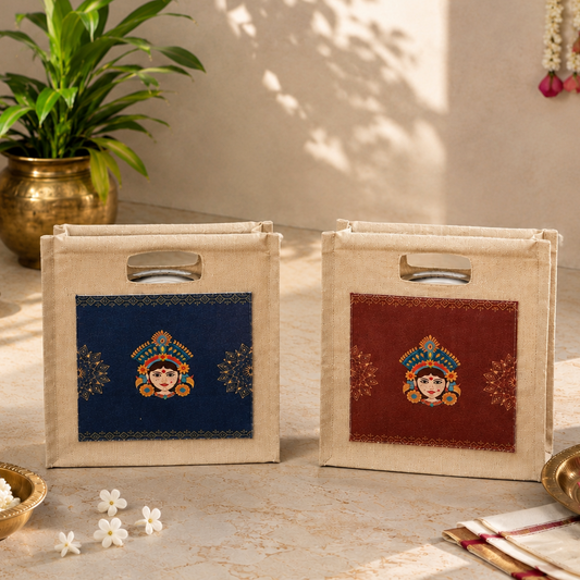Eco Friendly Lakshmi Bag 8 inches (assorted)