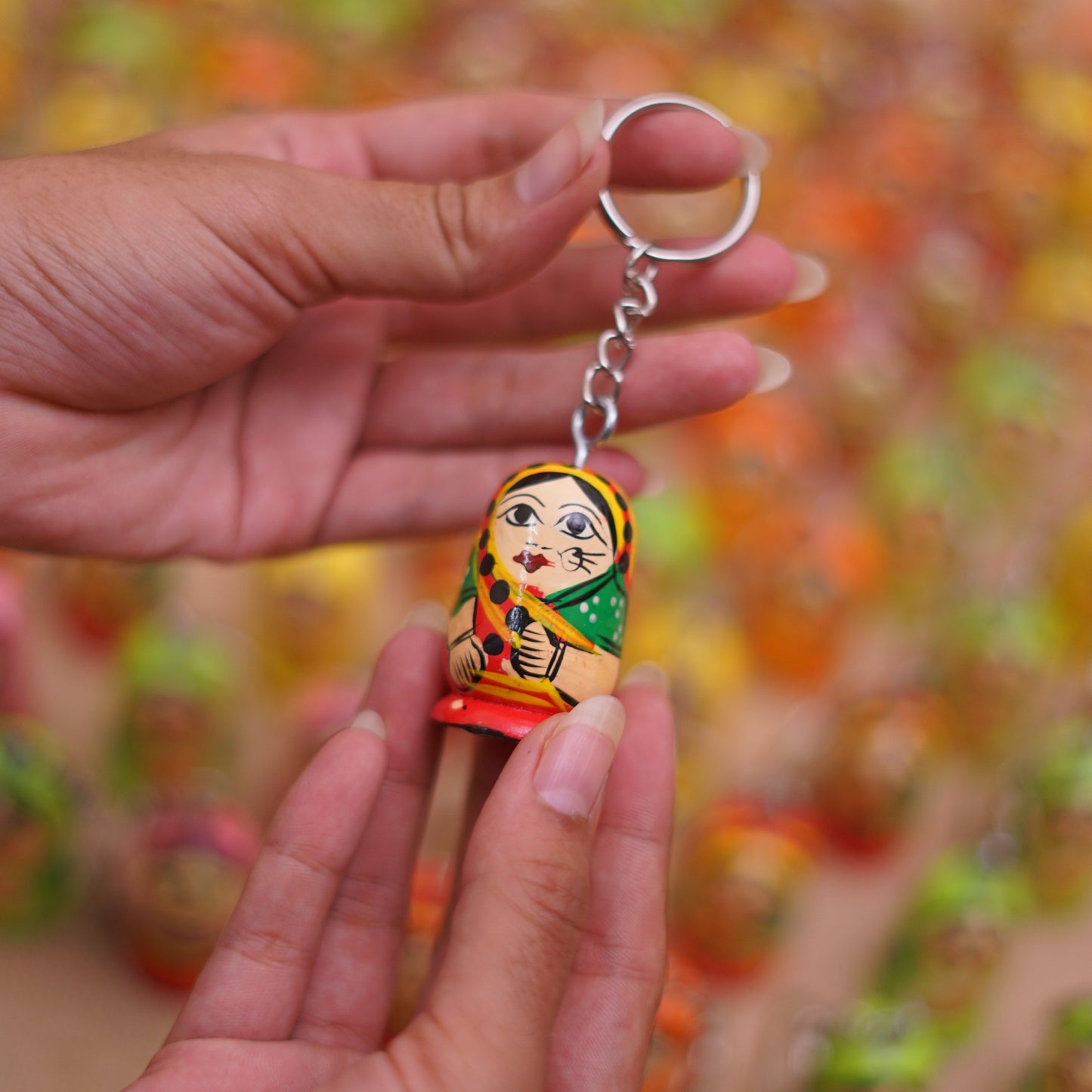 Doll hand-painted Keychain (Assorted)
