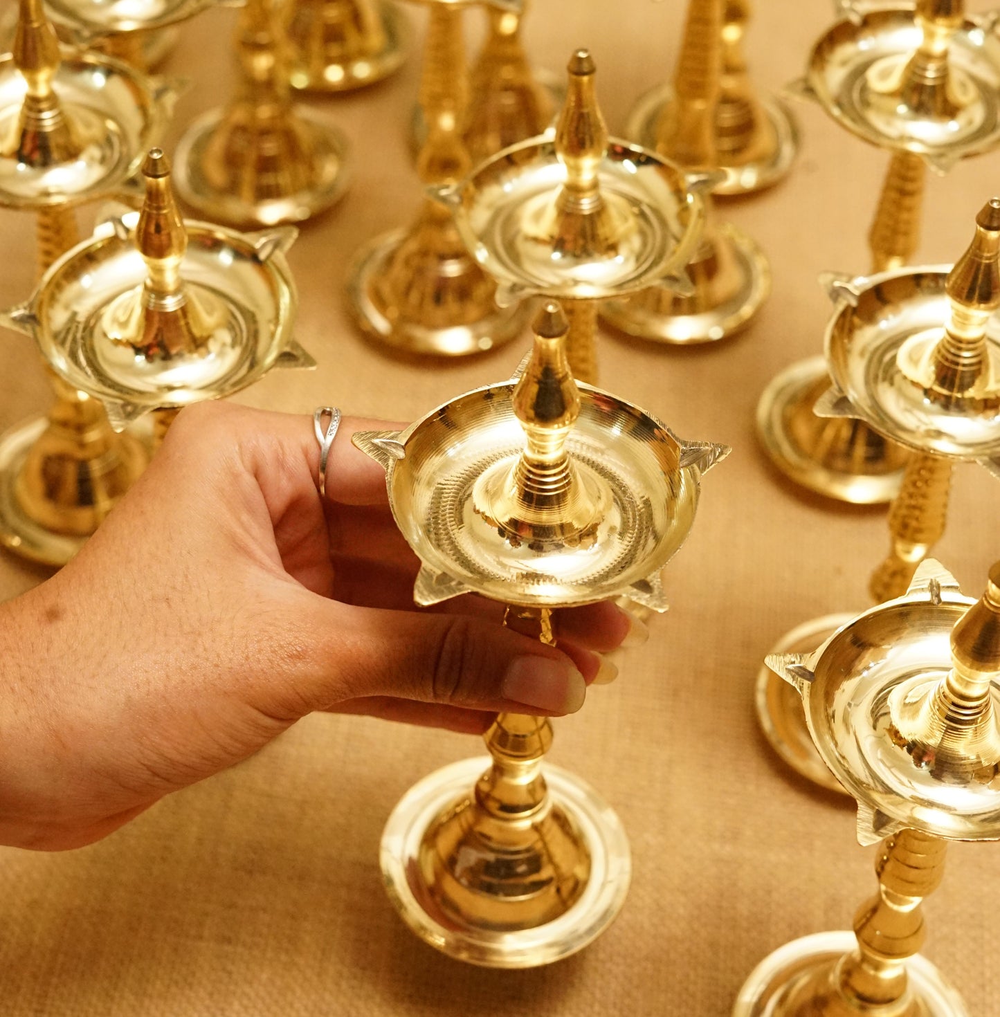 Brass Kerala Diya (Kuthu Vilaku)