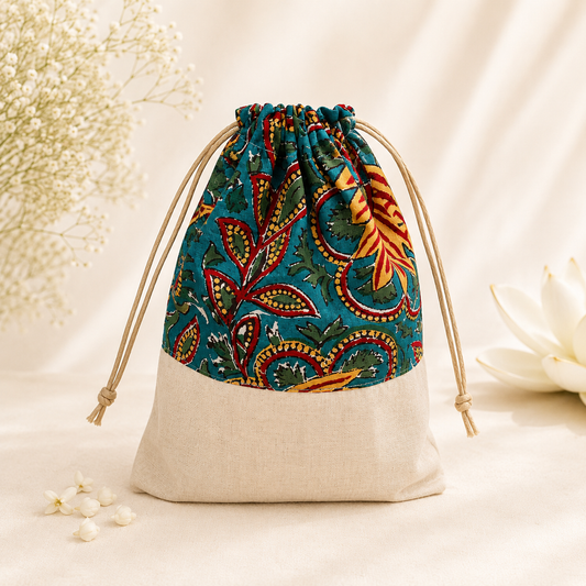 Kalamkari Potli Bag (assorted)