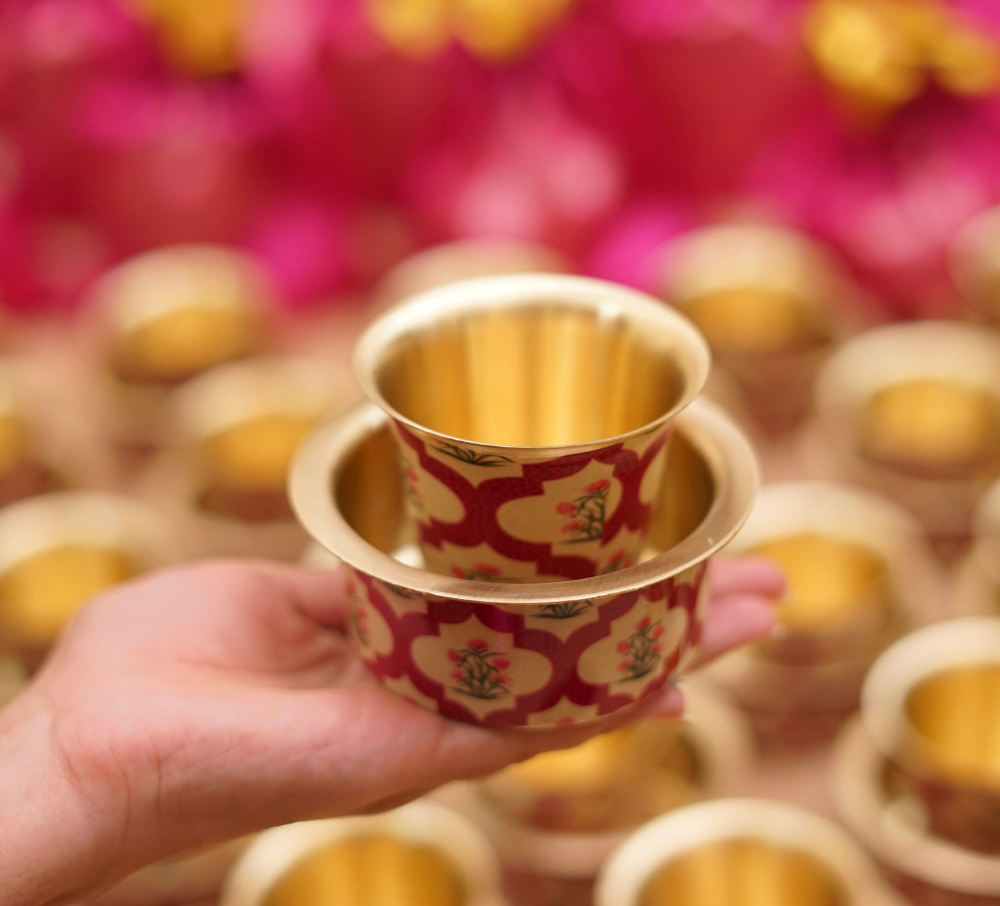 Brass Coffee Dabara set