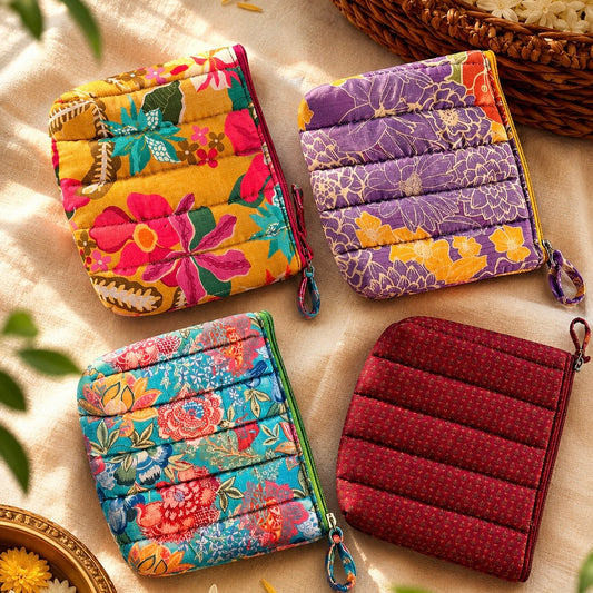 Quilted Pouch (Assorted)