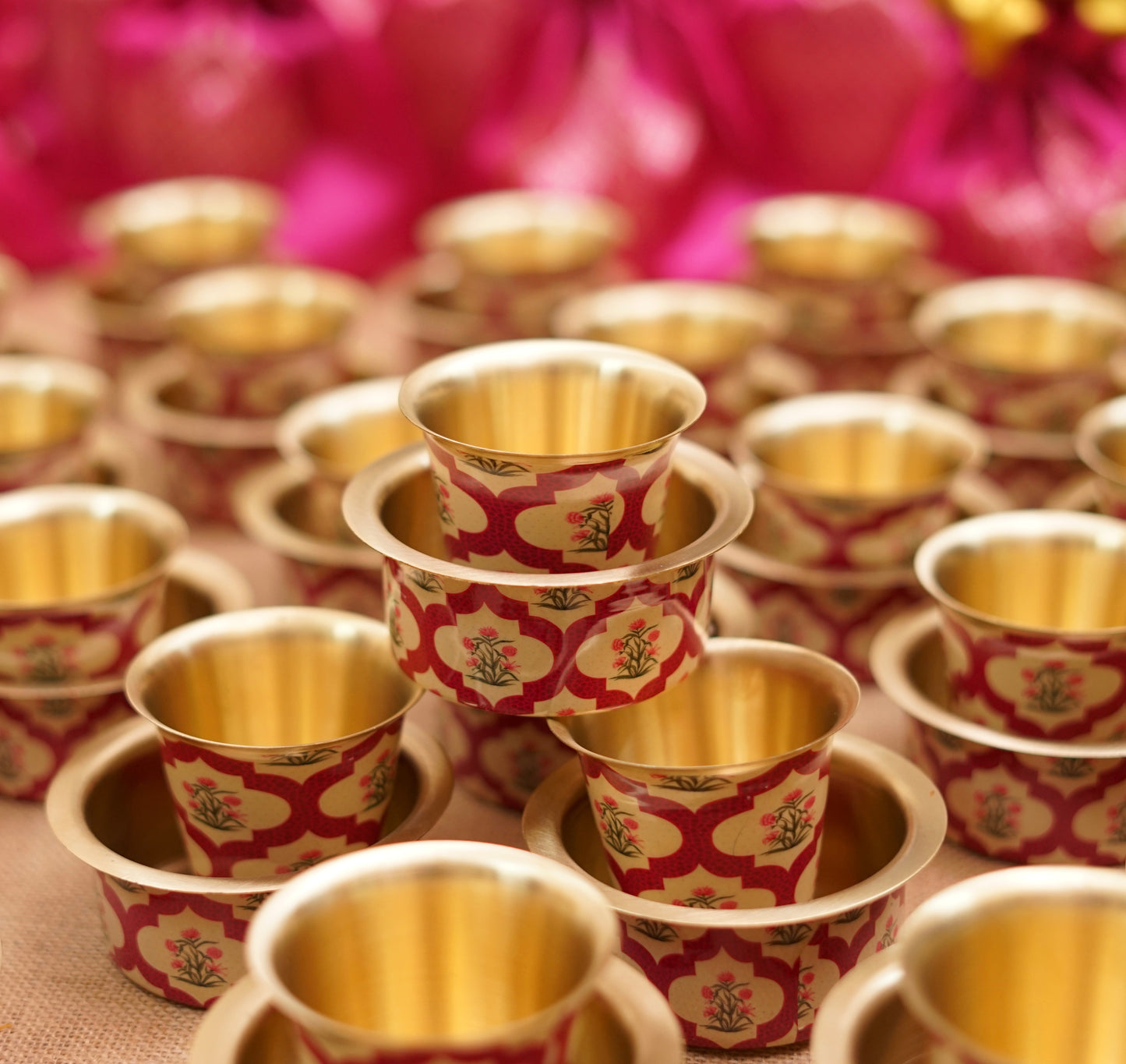Brass Coffee Dabara set