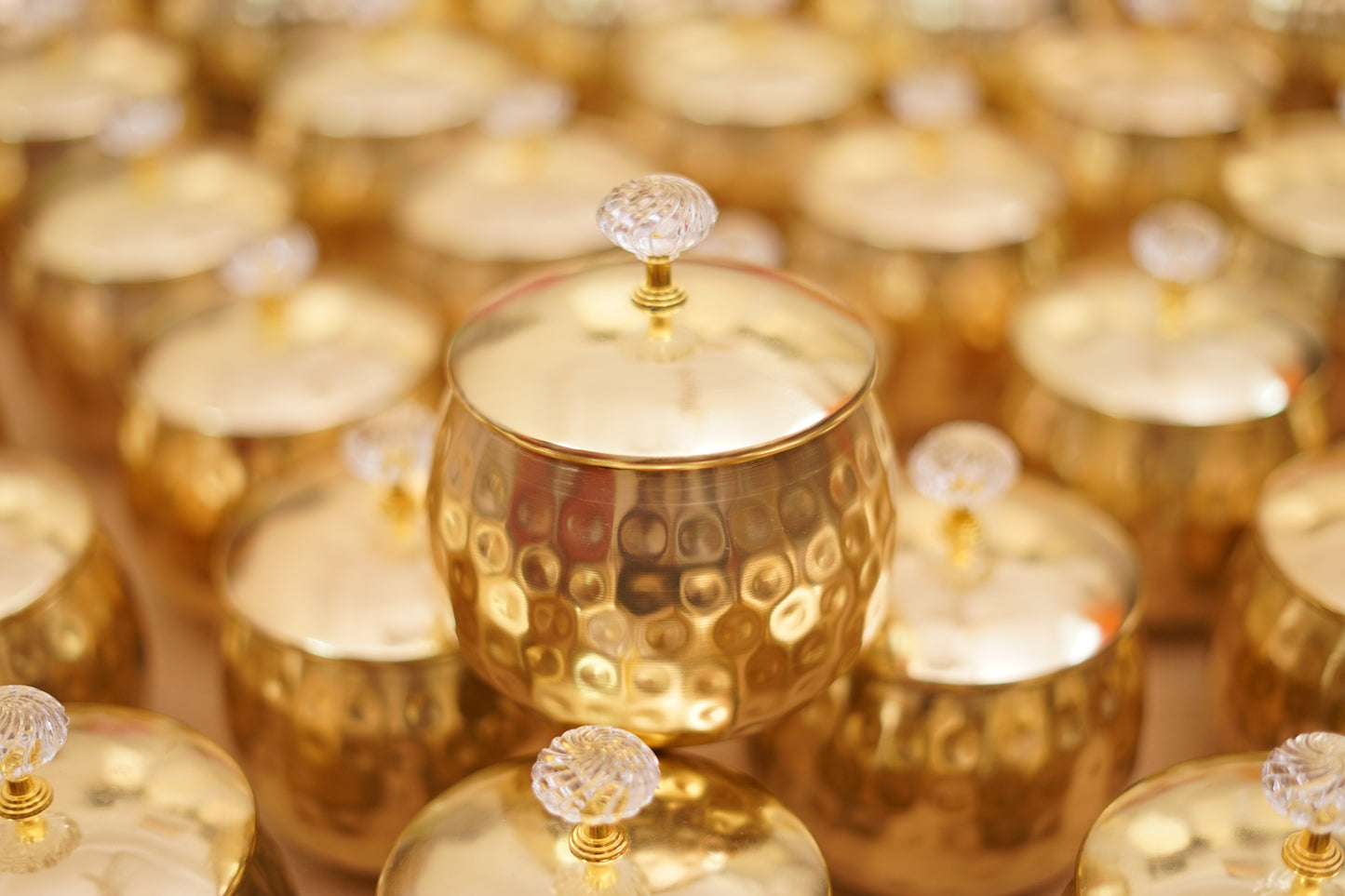 Golden Pot Jar - 5inch