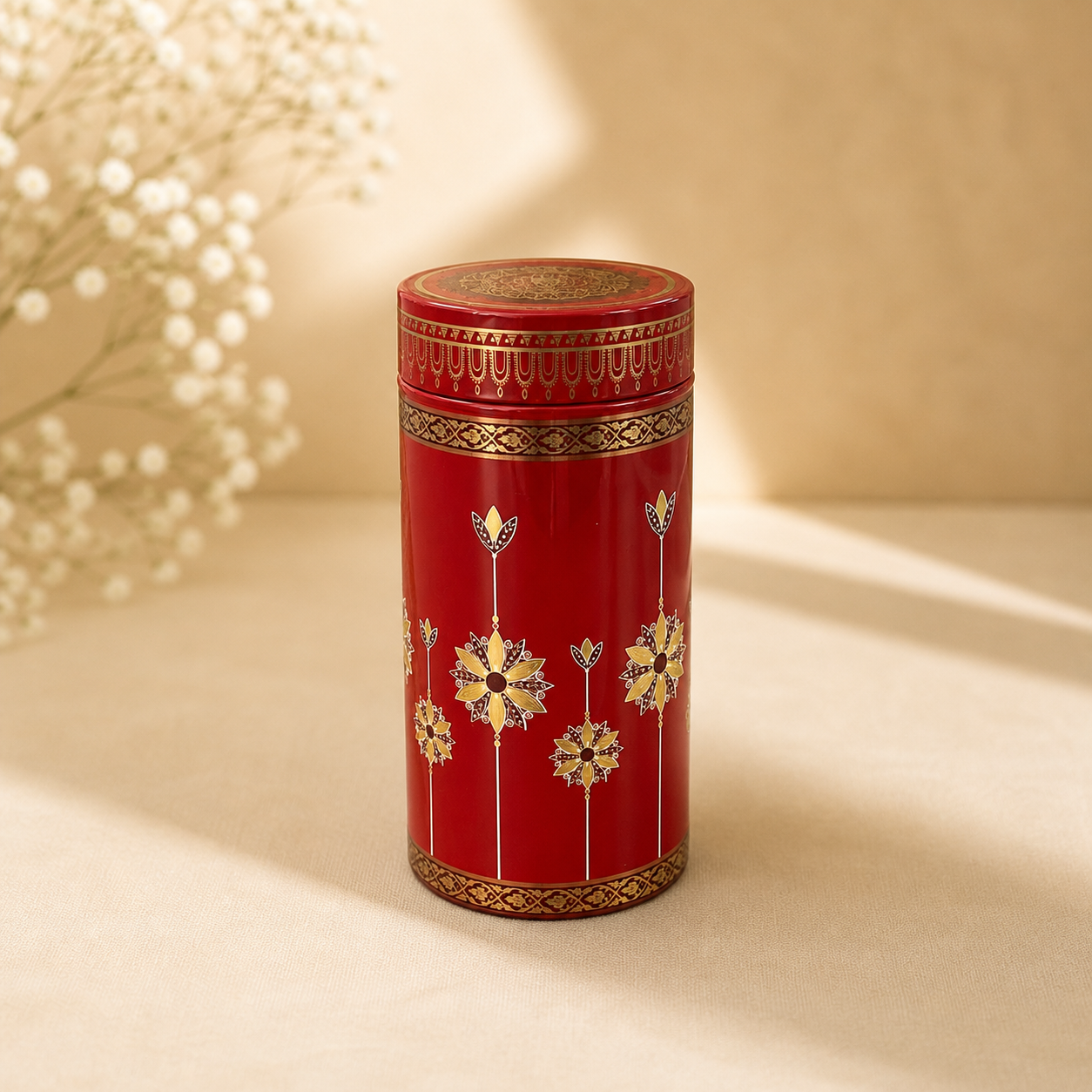 Printed Air tight container - 6 inch (Assorted)