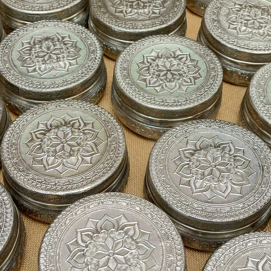Meenakari Steel Box - 3.5 inch