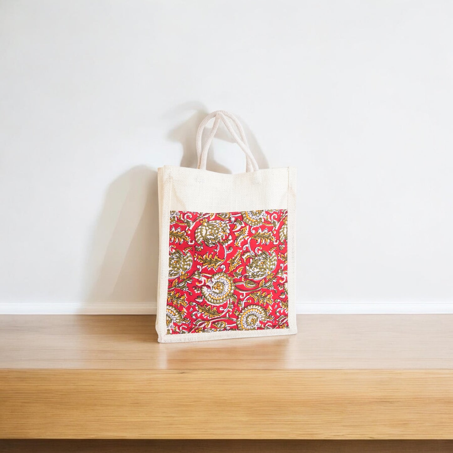 Kalamkari jute bag (Assorted)