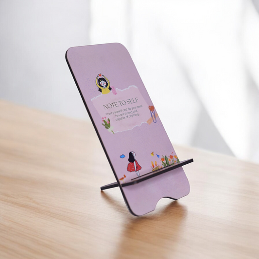 Wooden mobile stand