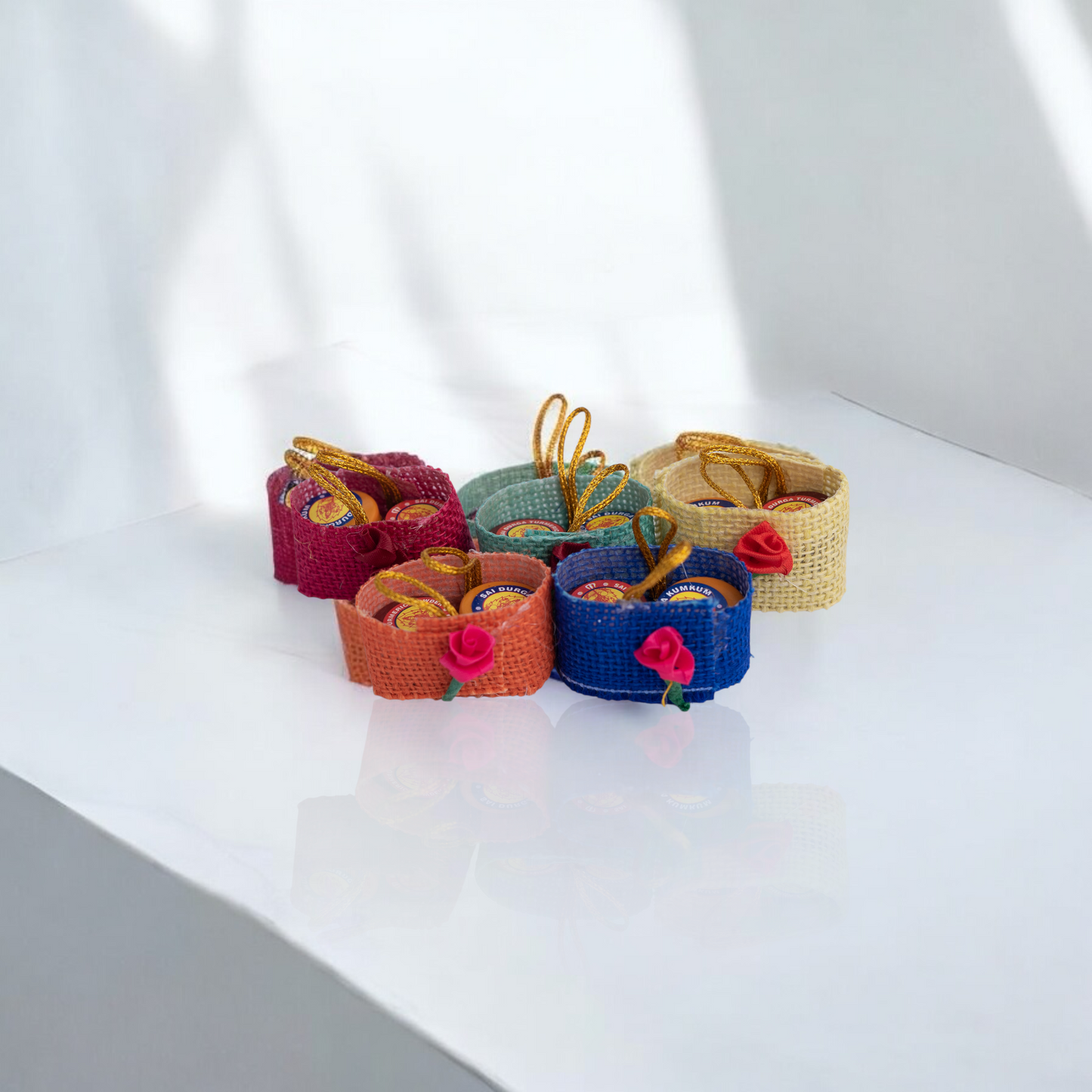 Manjal Kumkum jute bag