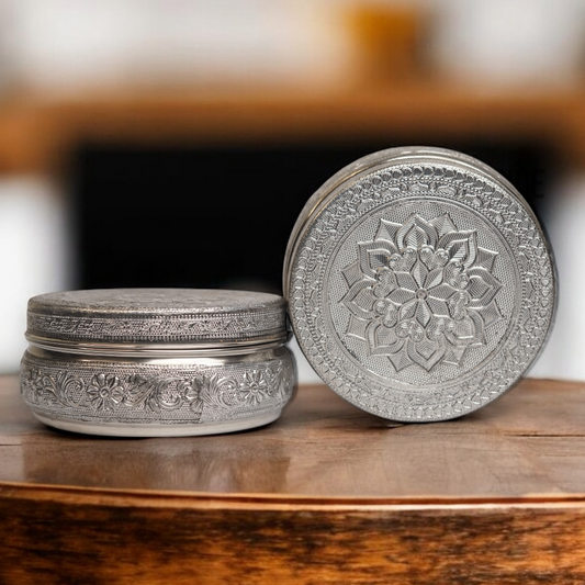 Meenakari Steel Box - 5 inch