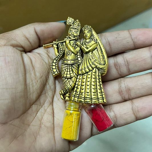 Krishna Radha manjal kumkum